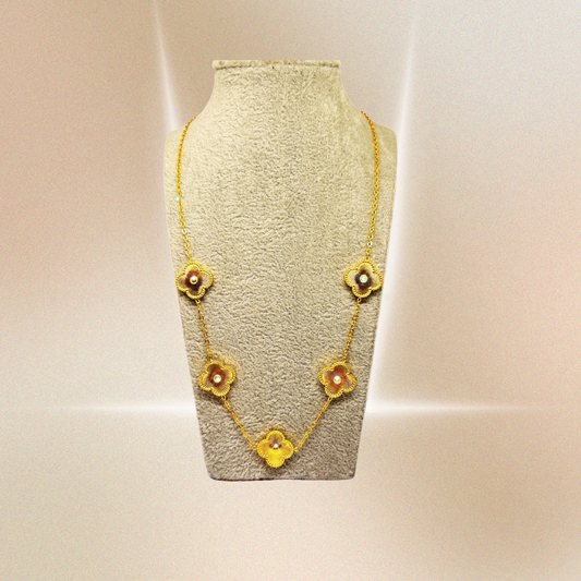 Sunlit Petal Necklace