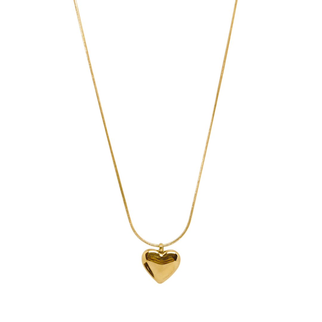 Crooked heart necklace