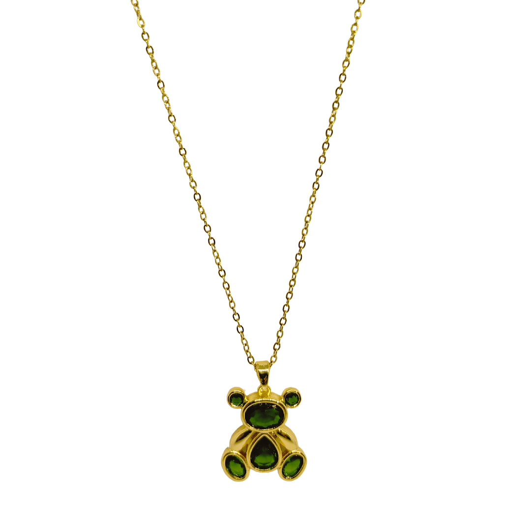Teddy Bear Gold necklace
