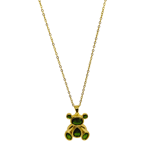 Teddy Bear Gold necklace