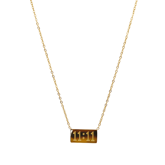 11:11 gold chain necklace