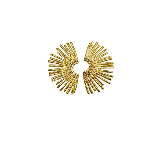 Golden Sunflower earrings